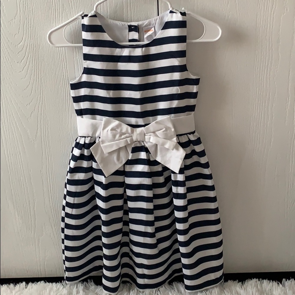 Gymboree blue and white dress